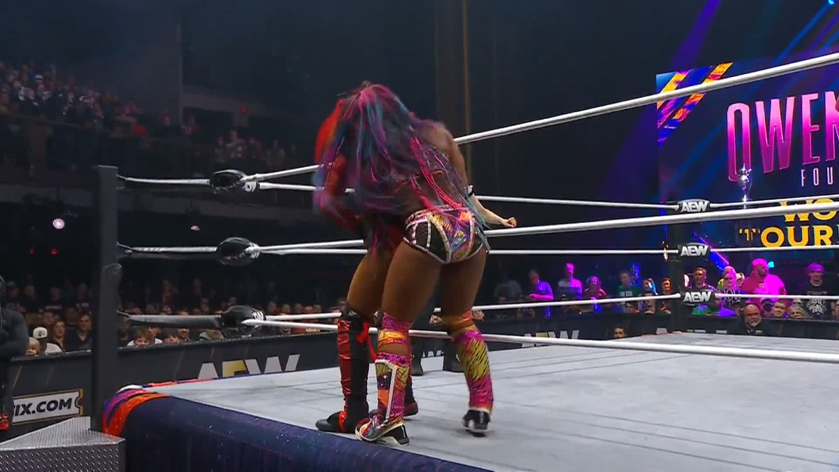 PLANTED on the apron! Watch #AEWDynamite LIVE on TBS & MAX Mercedes Moné Varnado | Athena is ROH & All Elite!