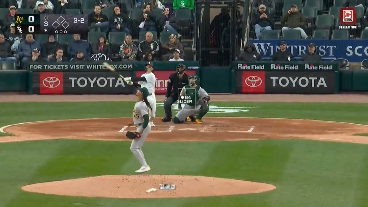 BROOKS BALDWIN 407 FOOT HR INTO THE CHICAGO NIGHT!