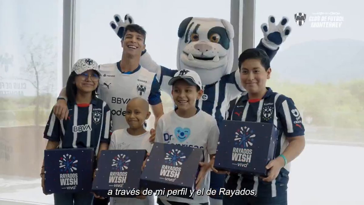 ¡Óliver Torres Muñoz te invita a conocer #RayadosWish! 🤩💙 Acompaña a 5 pequeños Rayados en situación médica vulnerable a vivir la magia de Mundo Imáyina. 🙌🏼 ¡Gracias, Viva y Dr. Sonrisas, por ser parte de esta gran experiencia! ✨