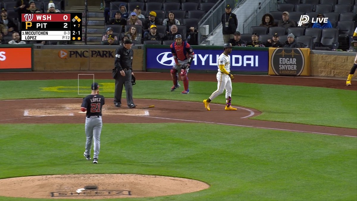 Benches cleared in Pittsburgh after Jorge López plunked Bryan Reynolds, then nearly hit Andrew McCutchen with a high and in pitch the next at-bat. (Via: SportsNet Pittsburgh)