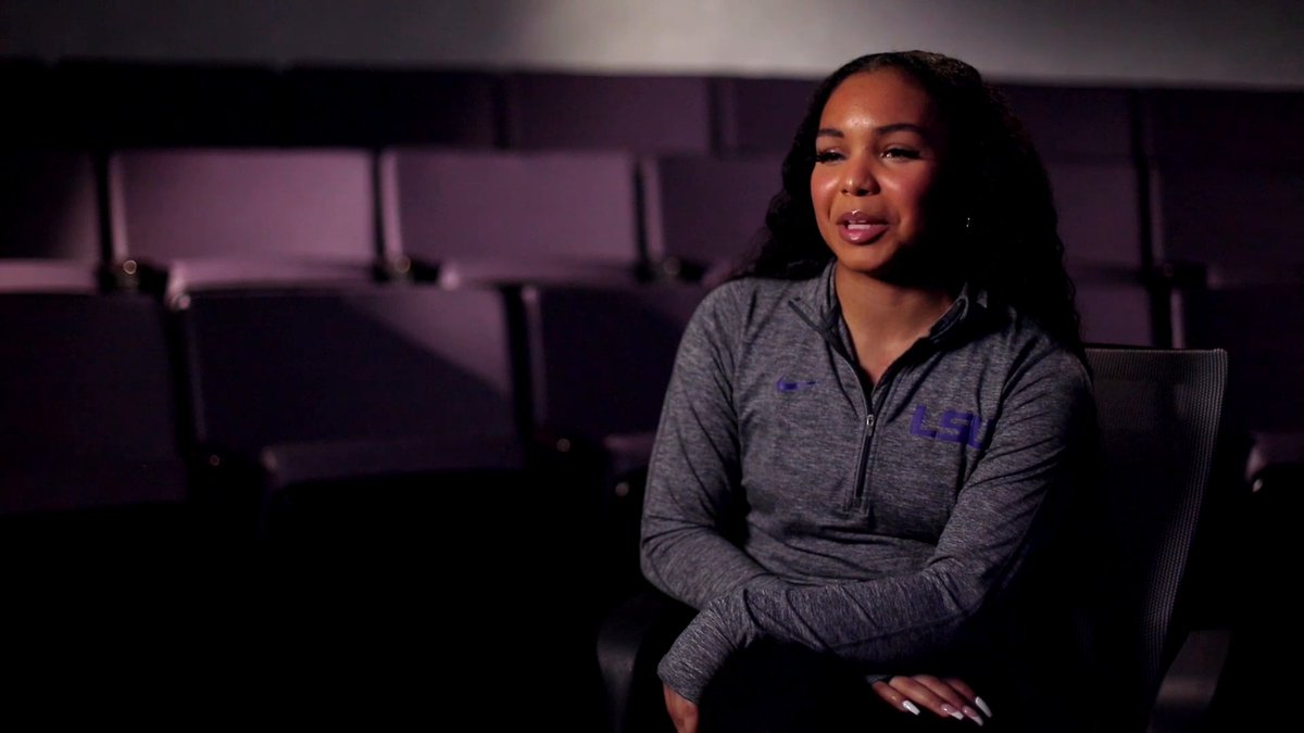 Two months after the death of her father, Konnor McClain returned to competition at LSU Gymnastics and found joy in gymnastics again ❤️