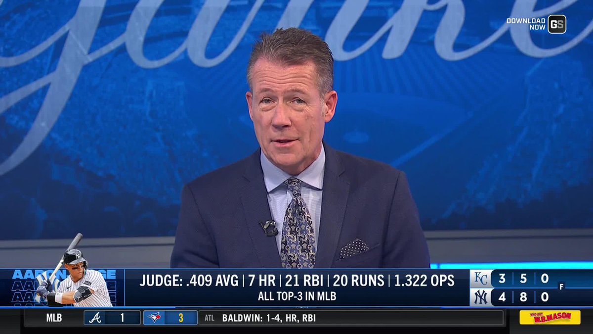 .JackCurryYES predicted Aaron Judge's homer today 🔮