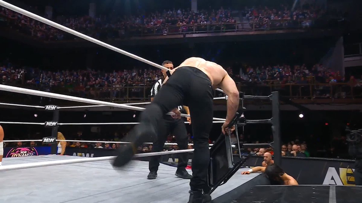 The main event action is hard and heavy! Watch #AEWDynamite LIVE on TBS & MAX @WillowWrestles | Jon Moxley | Claudio | YUTA | “The MONSTAR” Will Hobbs | Samoa Joe | 柴田勝頼 / Katsuyori Shibata