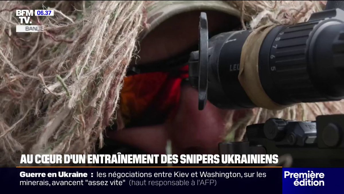 💬 "On peut rester dans cette position deux heures, parfois trois jours" Guerre en Ukraine: au cœur d'un entraînement des snipers ukrainiens
