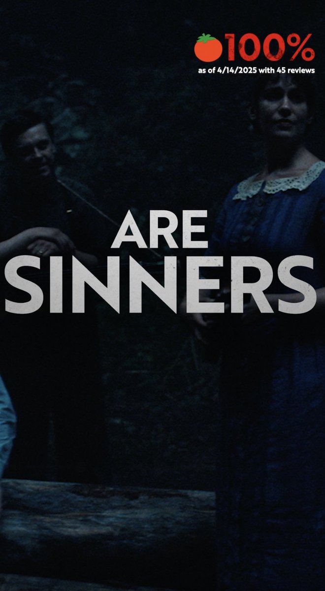 Jack O’Connell, Peter Dreimanis and Lola Kirke as Remmick, Bert and Joan in Ryan Coogler’s ‘SINNERS.’ In theaters tomorrow.