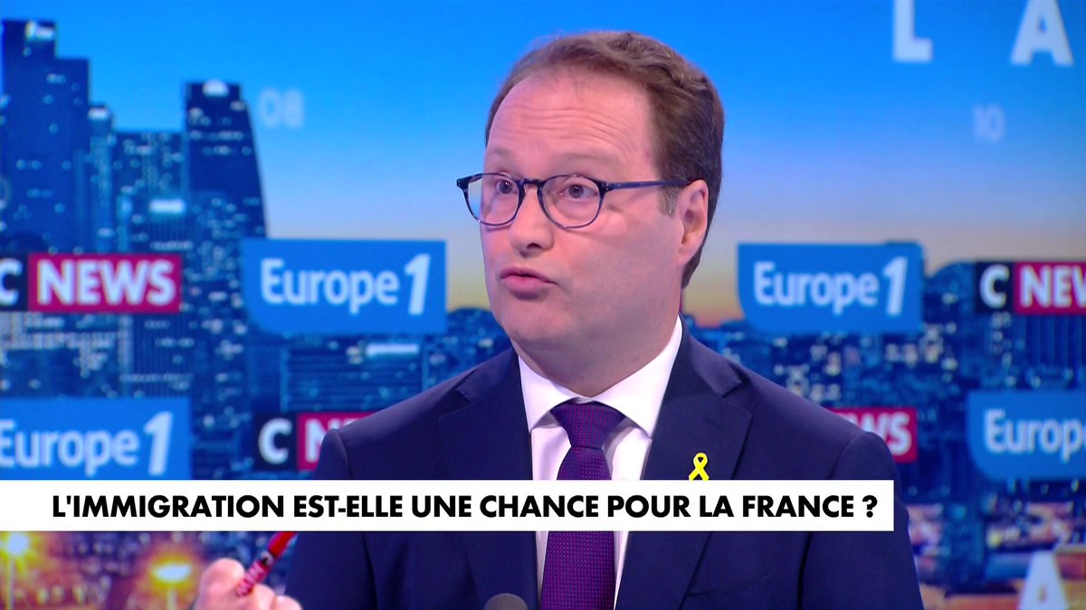 «On accueille trop de gens, il faut mieux choisir ceux qui viennent sur notre territoire», observe Sylvain Maillard, député «Ensemble pour la République» de Paris, à propos de l'immigration en France, dans #LaGrandeInterview