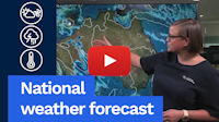 National Weather Forecast Thursday 17 April 2025: Weekend cold front for the south, hazardous surf in the east Video current: 2.00pm AEST, Thursday 17 April 2025 For the latest forecasts and warnings go to our website or the BOM Weather app.