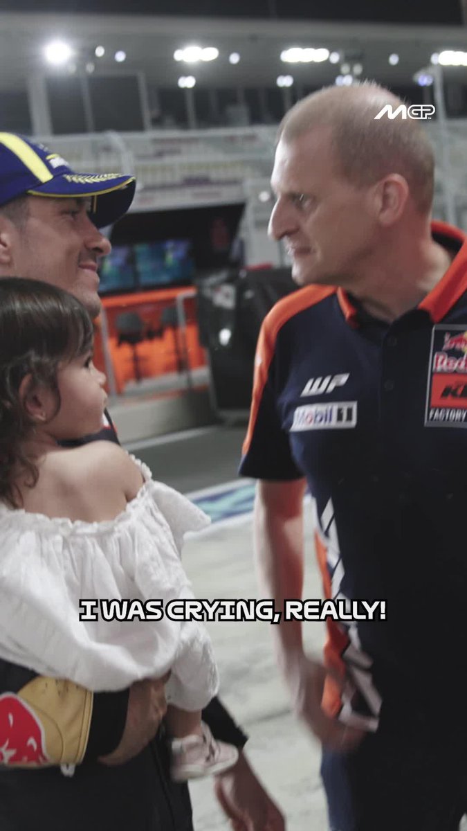 You know you've done something extraordinary when you make Aki Ajo cry 🥹 #QatarGP 🇶🇦