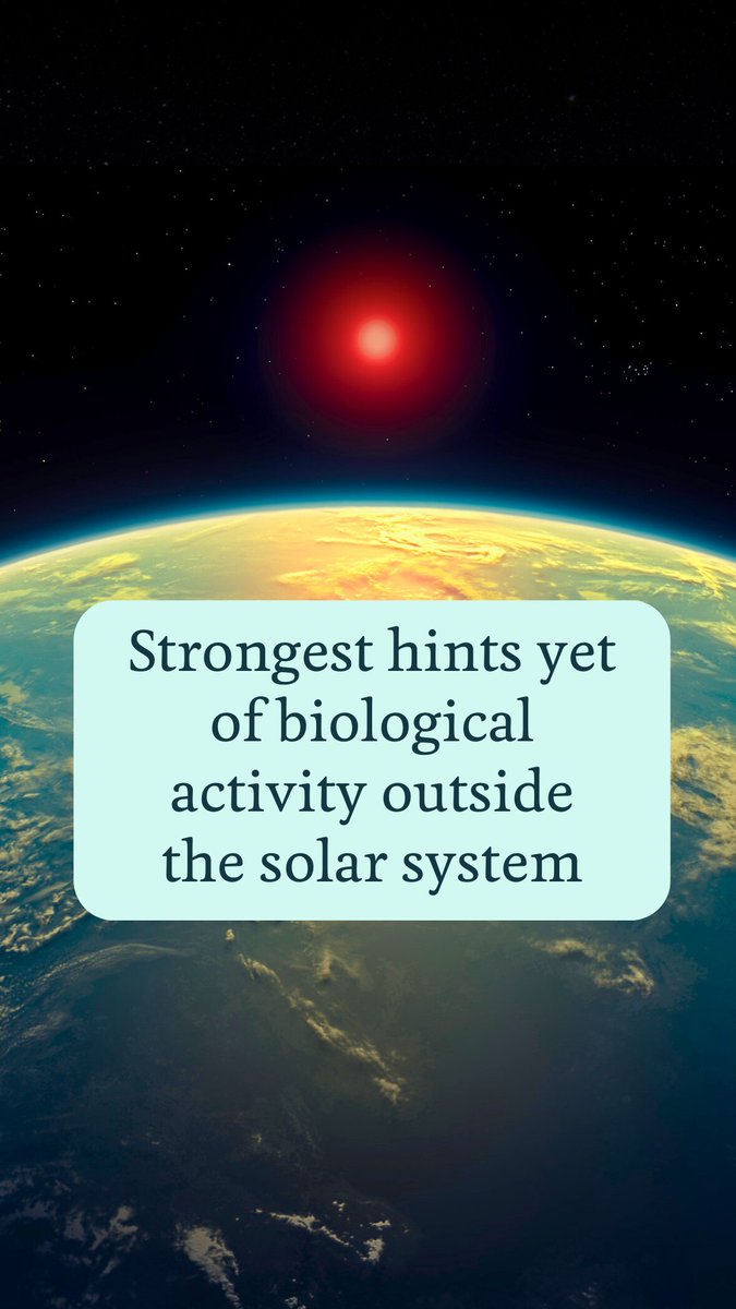 Are we alone in the universe? Astronomers from @Cambridge_Astro may be a step closer to finding out. Using data from ESA Webb Telescope, they’ve detected possible signs of life on exoplanet K2-18b – but they remain cautious. Read more 👇