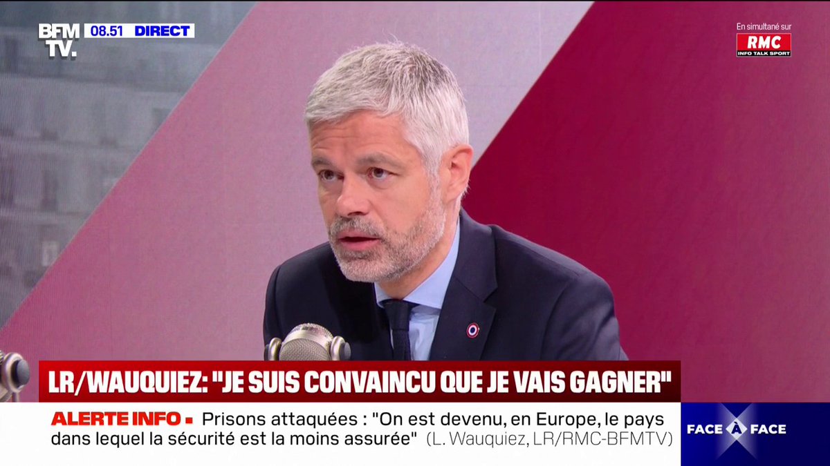 💬 "On est en train d'écœurer la France qui travaille", estime Laurent Wauquiez