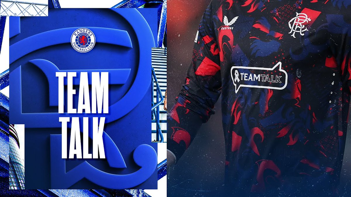 💙 Ahead of tonight's UEFA Europa League match, learn more about our Official Front of Shirt Partner Unibet's Team Talk initiative in collaboration with the Rangers Charity Foundation. ➡️ For more information and to register for free, visit: