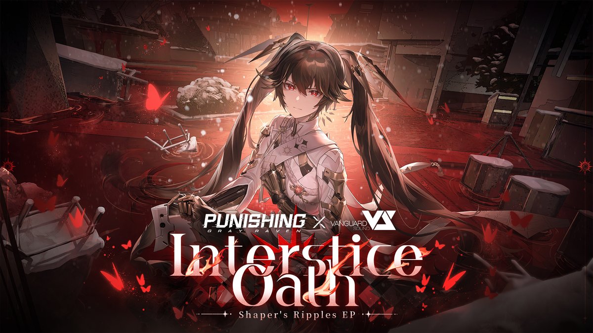 Countless fates fulfilled, our regrets inevitable; Through fractures of time, our vow is undeniable. [Shaper's Ripples] EP - Interstice Oath is now available. #punishinggrayraven #PGR
