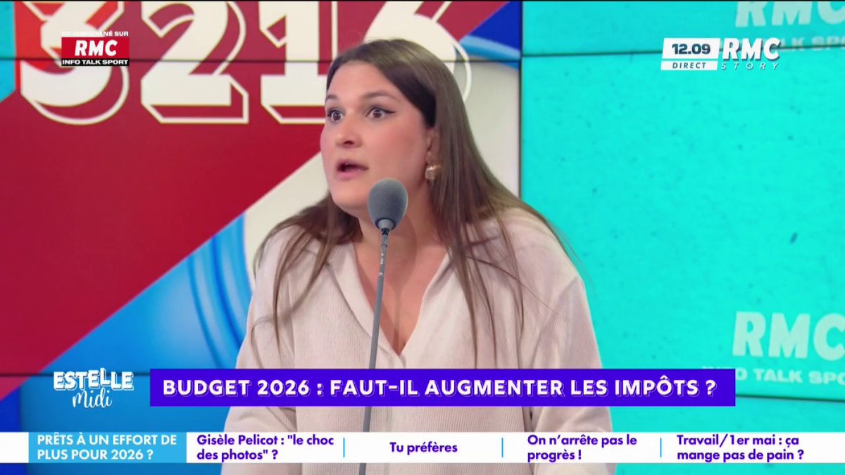 💶 Faut-il augmenter les impôts ? 🎙️ Juliette Briens : "On est étouffé ! Cet État est obèse, son train de vie explose ! Augmenter les impôts pour les riches... Les riches paient, il n'y a qu'eux qui paient ! Tout repose sur ces gens que vous haïssez, la gauche !" #EstelleMidi