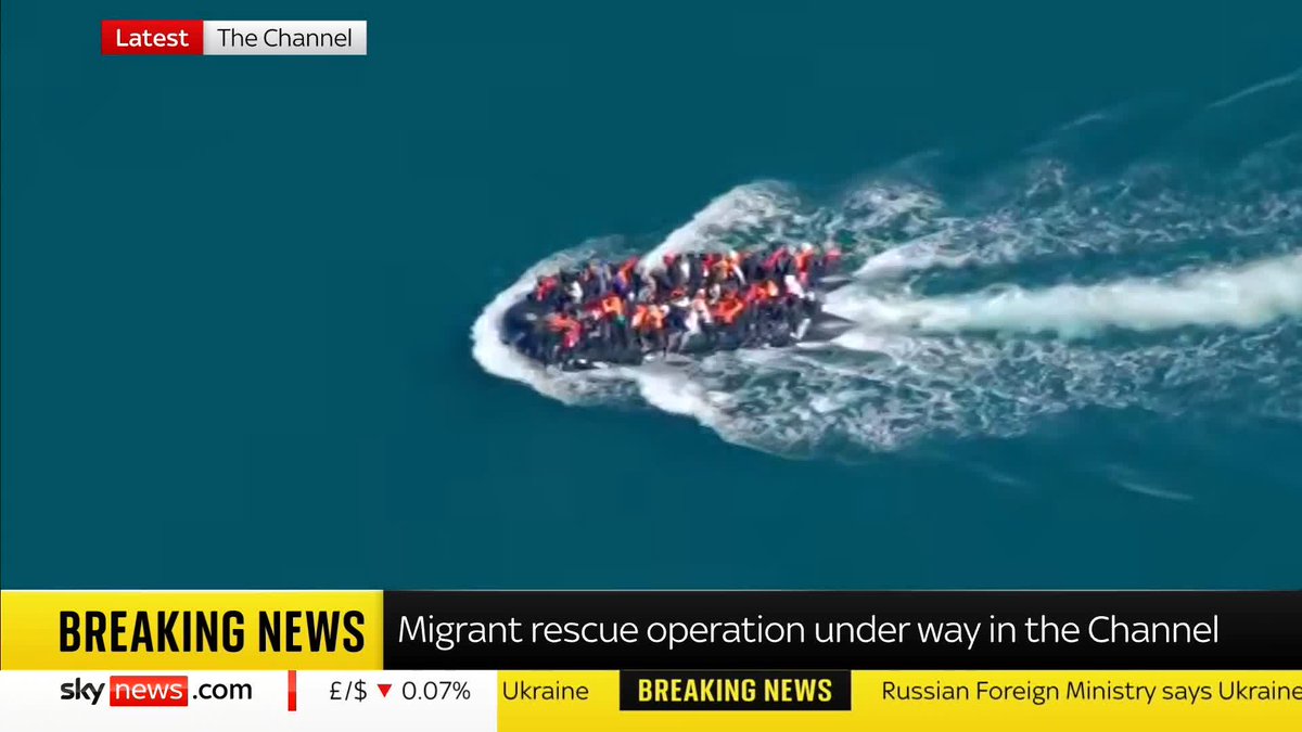 BREAKING: A migrant rescue operation in under way in the Channel, between the UK and France Sky's Gareth Barlow has the latest More ➡️ 📺 Sky 501, Virgin 602, Freeview 233 and YouTube