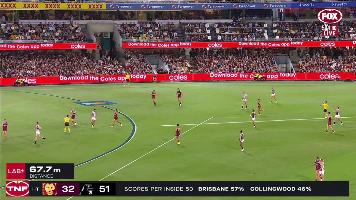 Is this the biggest "50m penalty" EVER? Collingwood was handed a shot at goal after this extra long "50m" 🤔 📺 Watch #AFLLionsPies on ch. 504 or stream on Kayo: ✍️ BLOG 🔢 MATCH CENTRE