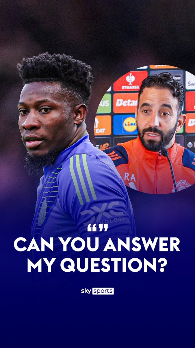 "You choose the questions, I choose the answers" 🗣️ Ruben Amorim reacts to questions surrounding Man Utd's goalkeeping issues 🔴