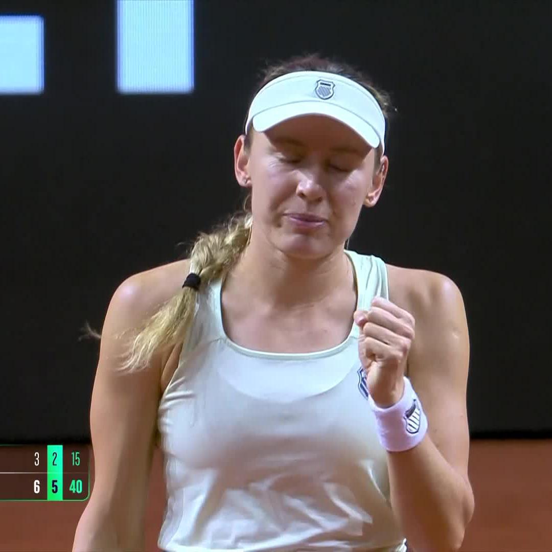 Quarterfinal bound 🙌 Ekaterina Alexandrova matches her best result here in Stuttgart with her win over M. Andreeva! #PorscheTennis