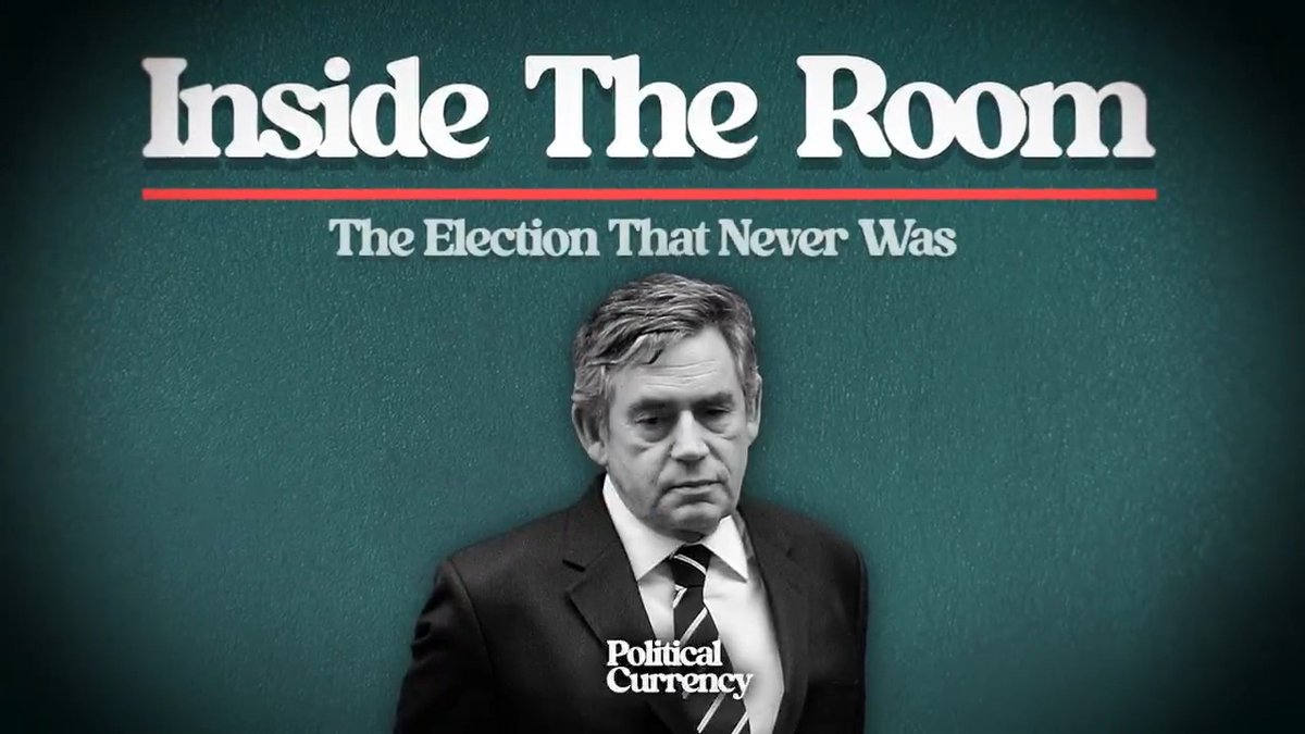 INSIDE THE ROOM - The Election that Never Was Andrew Marr &amp; Deborah Mattinson join us to relive the sliding doors moment that could have changed the course of British history. All 3 episodes are available to Political Currency subscribers Fri 18th April: