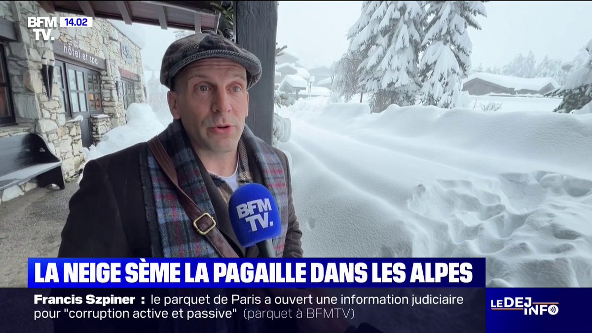 💬 "C'est la première fois que je vois autant de neige en une seule nuit" À Val d'Isère, la surprise des habitants face à l'intensité des chutes de neige