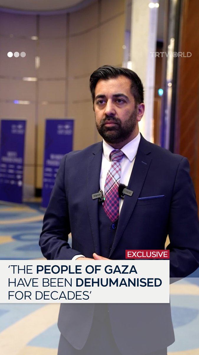 "For many Western governments, Muslim blood is cheap" Speaking at the Global Donors Forum in Istanbul, former First Minister of Scotland Humza Yousaf called out the hypocrisy of Western nations for ignoring the atrocities in Palestine’s Gaza, where Tel Aviv has killed over 50,000 people so far