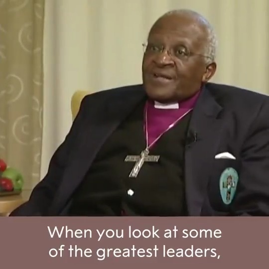 "You want a leader who is also a servant." What makes a good leader? Peace laureate Desmond Tutu told us what qualities he feels are most important in this interview from 2007.