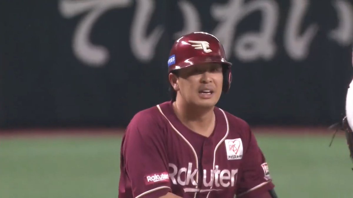 【9回表：H 3-4 E】 同点に追いついた9回表、#小深田大翔 選手がヒットで出塁し #浅村栄斗 選手のタイムリースリーベースヒットで逆転！ #RakutenEagles #キ！