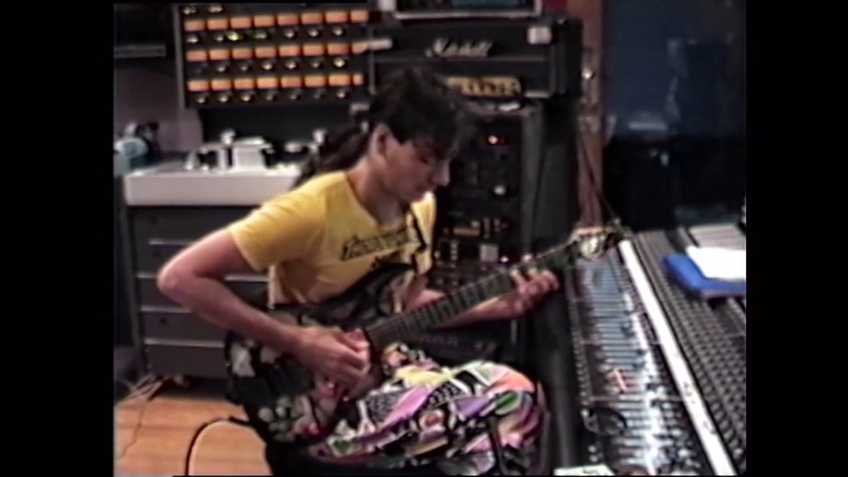 In studio #TBT with Steve Vai