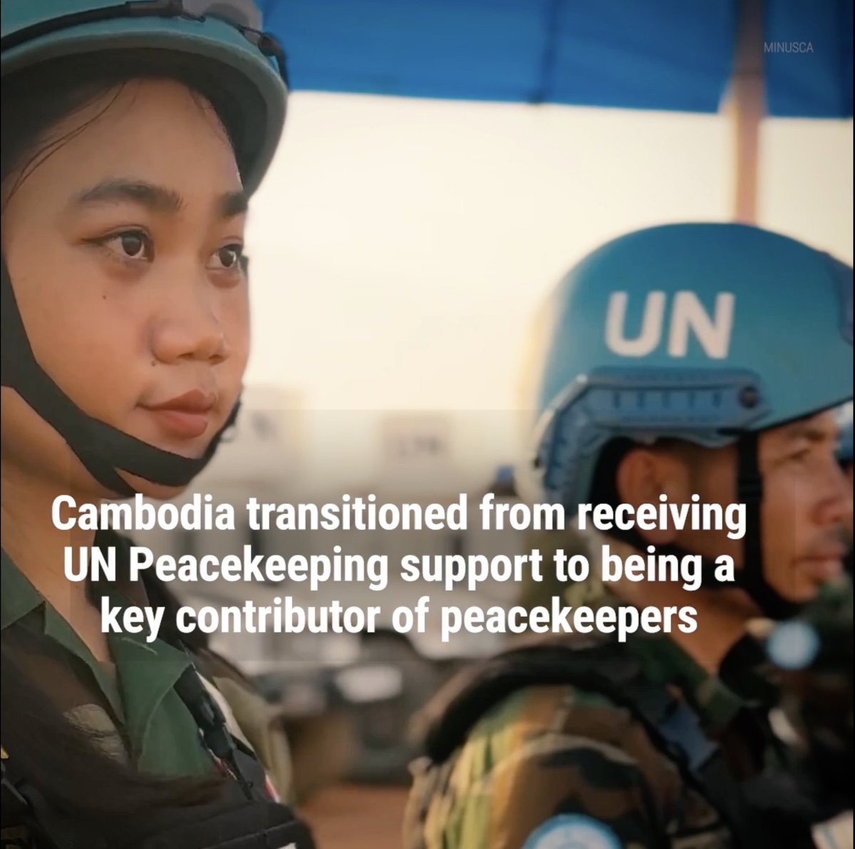 UN Peacekeeping played a major role in Cambodia’s recovery following years of internal conflict. Today, Cambodia contributes to peacekeeping efforts with its mine action expertise, helping to save lives in places like South Sudan and Lebanon. #PKMinisterial