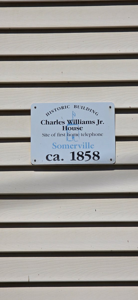 History made in Somerville: The Charles Williams Jr. House became the world's first home with a telephone in 1877. As an early Bell Telephone Company pioneer, Williams owned phone numbers 1 and 2—literally the first residential numbers in existence!