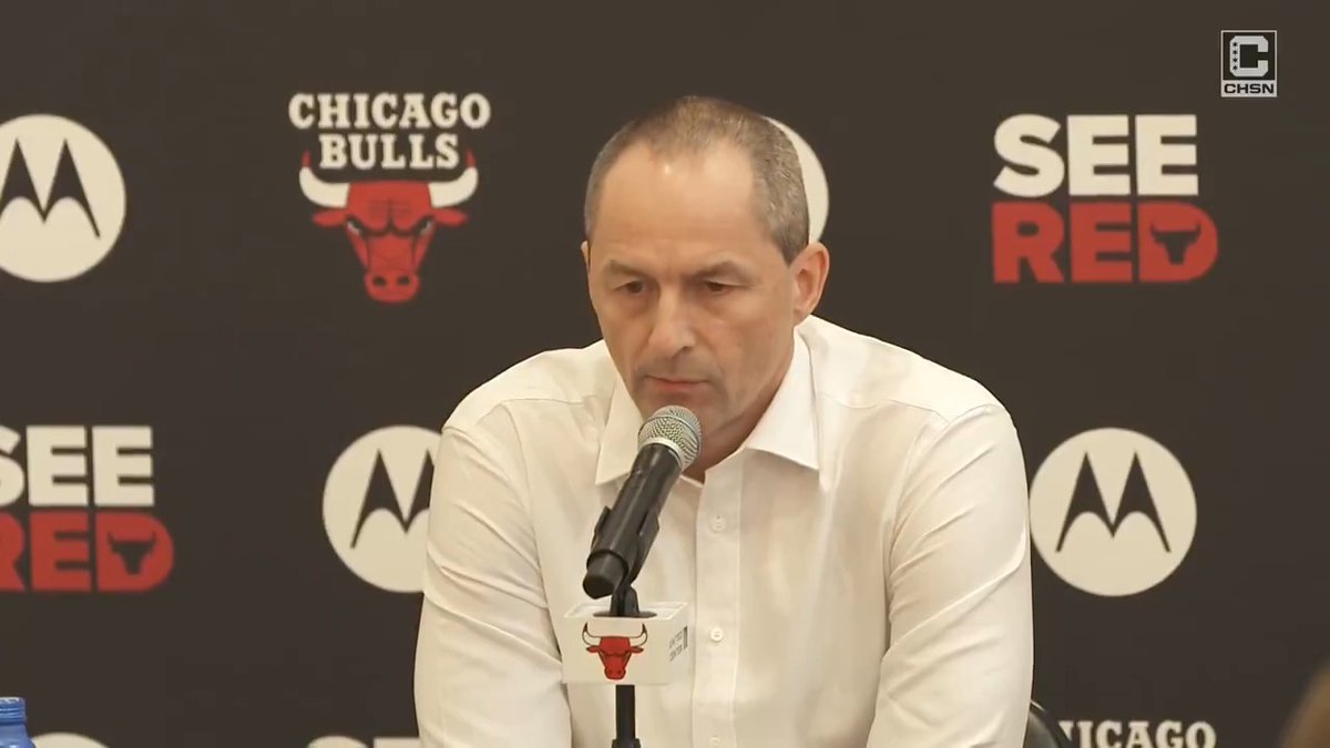 EVP of Basketball Ops Artūras Karnišovas reflects on the Bulls season: "We will look at every opportunity to improve this roster. But I think we took the right steps with this group, and I think we're on the right path."