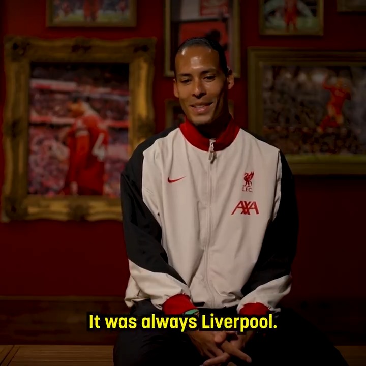 "It was always Liverpool." Virgil Van Dijk talks extending his stay at Anfield. 🗣️