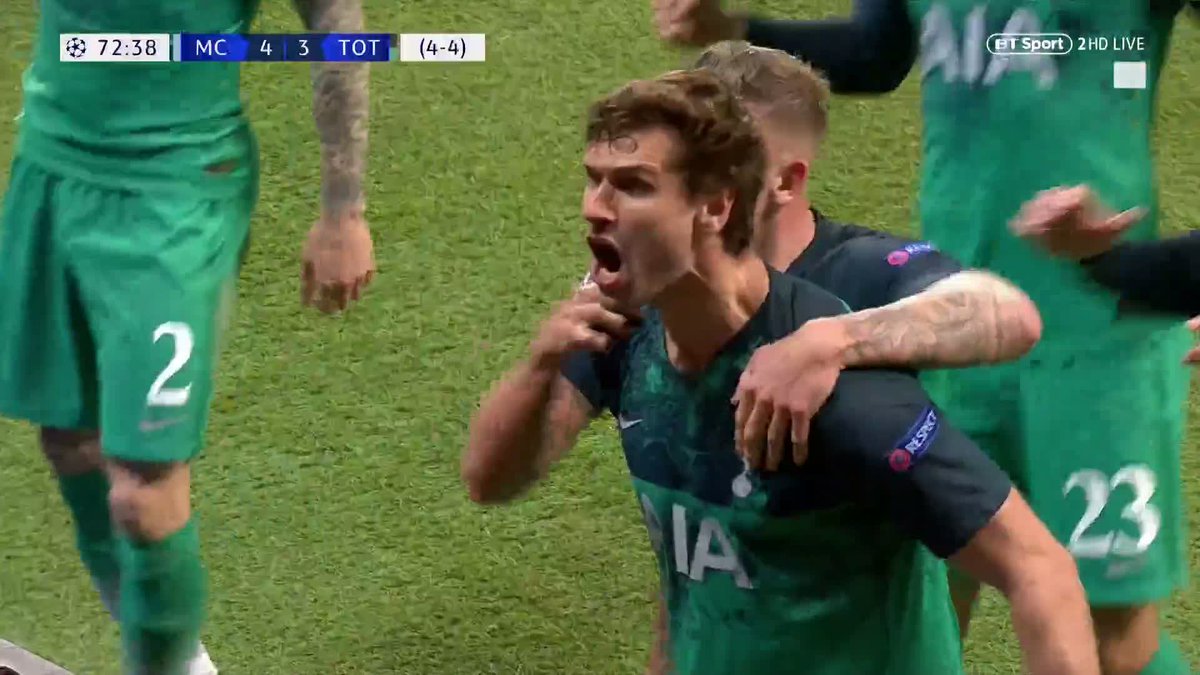 🇪🇺 The last time a #thfc player scored in a European quarter-final… 🇪🇸 Fernando Llorente
