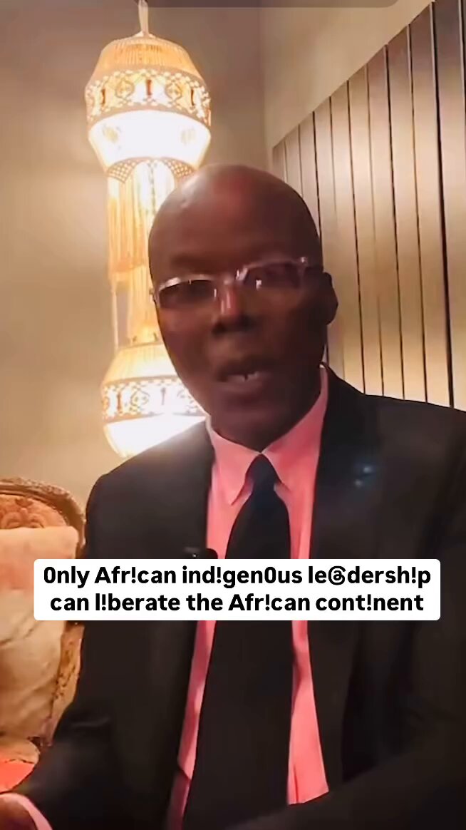 Only an African indigenous leadership can liberate the African continent…