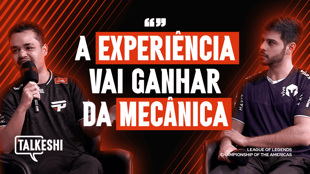 A experiência supera a mecânica? 🤔 O Talkeshi dessa semana traz à tona todos os desafios da Semana 3, novas gerações e mais, com paiN CarioK e VKS Morttheus ⭐⭐ Assista completo no link das replies ⬇