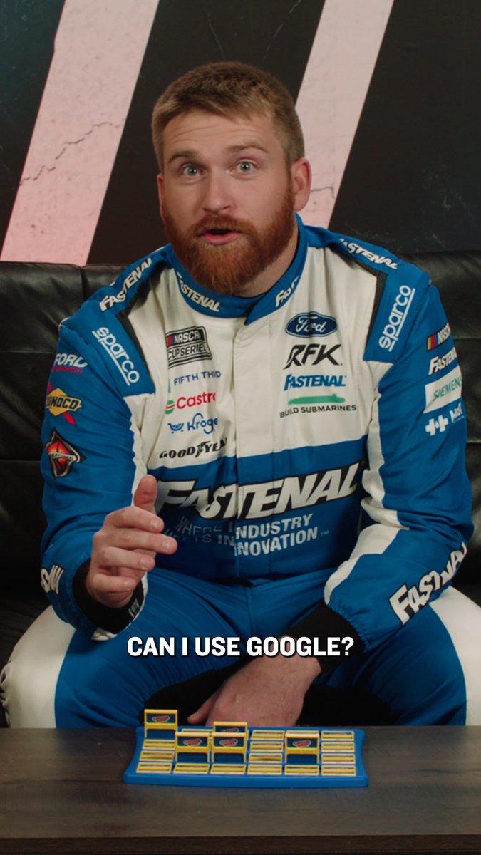 .Chris Buescher was struggling, but he got there eventually. 😂