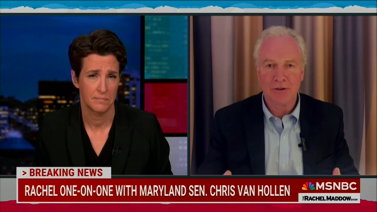 Senator Van Hollen: My goal is to keep a spotlight on this until the 9-0 Supreme Court order is implemented. I asked the embassy whether they've been ordered by the Trump administration to do anything to facilitate his return. The answer was no
