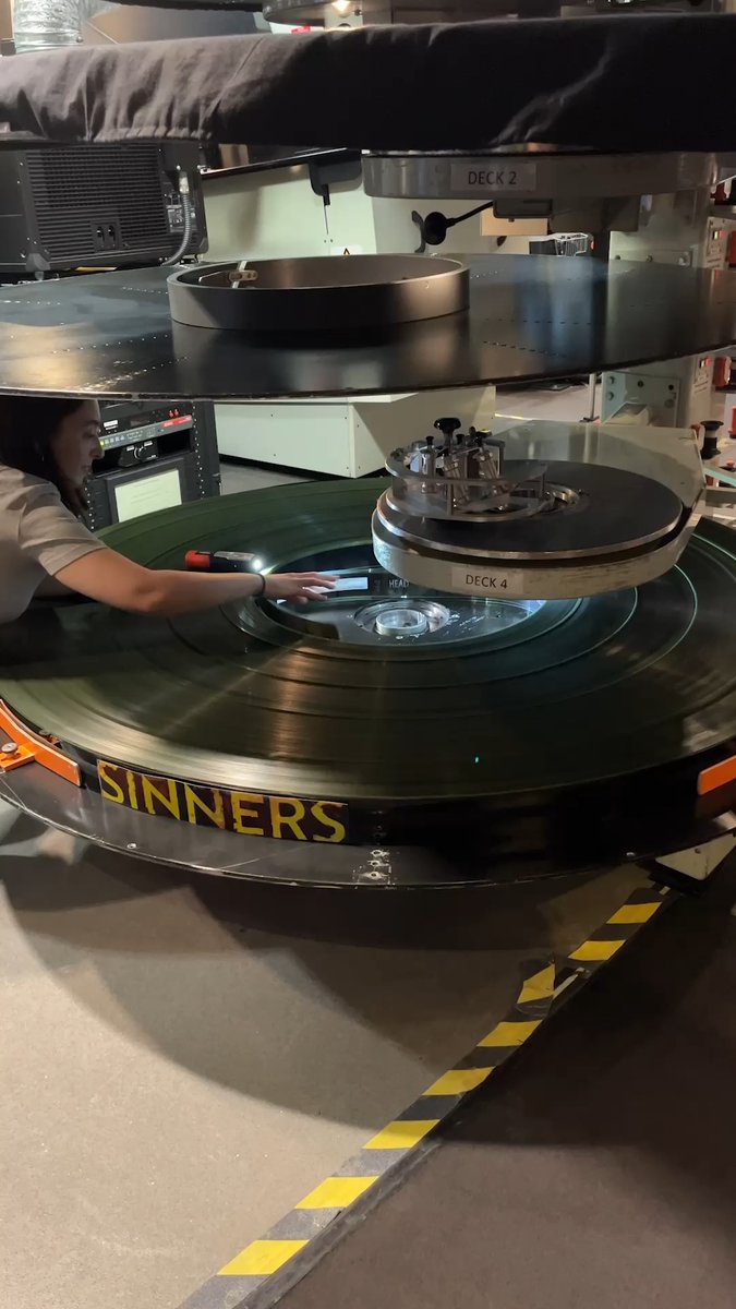 Our Sinners IMAX 70mm print in all its glory 🎞️ Ryan Coogler's latest film, starring Michael B. Jordan, was #ShotWithIMAXFilmCameras and features IMAX's exclusive Expanded Aspect Ratio. Experience it on the biggest screen possible from 18 April! #BFIIMAX #SinnersMovie