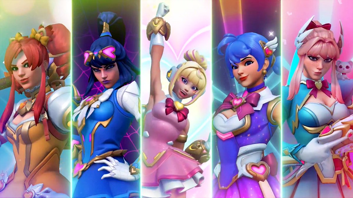 Overwatch 2 Dokiwatch All Magical Girl Skin Transformation Scenes and Juno Mythic Skin 🪄 Widowmaker, Brigitte, Kiriko, Freja and Juno #Overwatch2 Season 16 New Magical Girl Skins are coming ✨