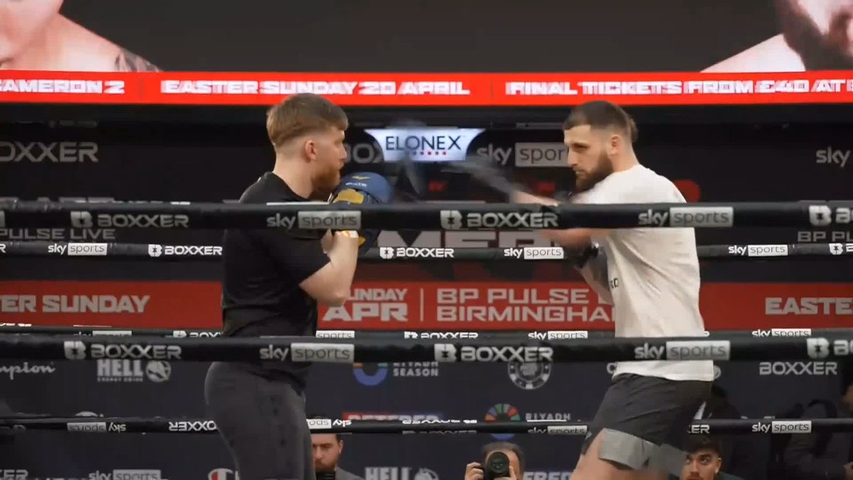 Full focus from Liam Cameron 😤 #WhittakerCameron2 | Easter Sunday, April 20 | Live on Sky Sports