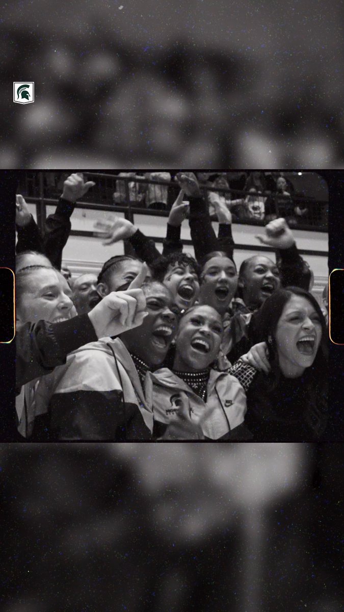 Throwing it back to 1988 and the first Michigan State Gymnastics team to reach the NCAA Championships 💚 We can't wait to cheer on our Spartans tonight!