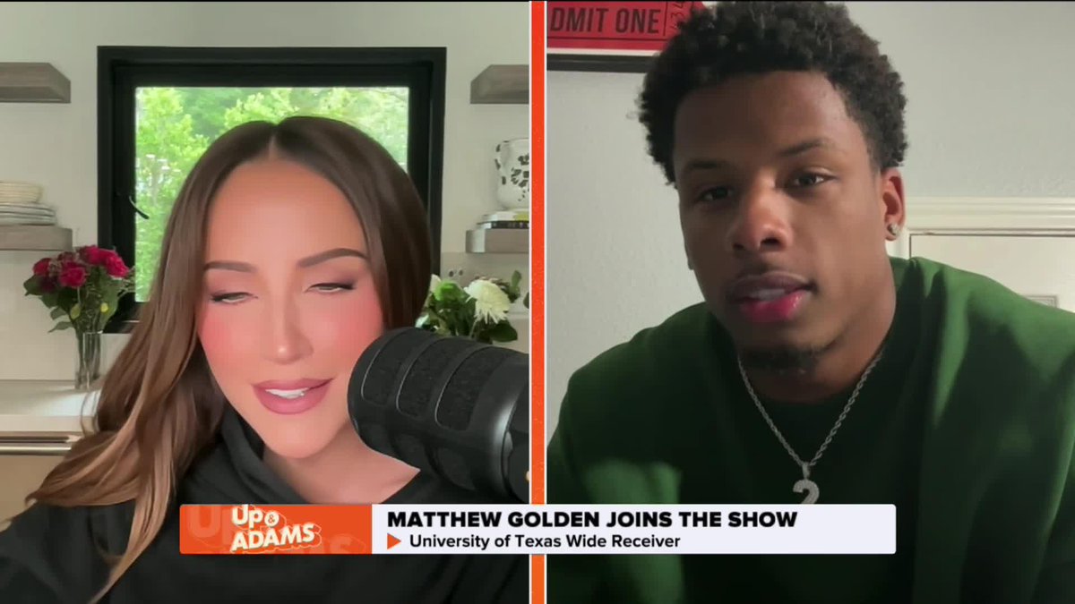 LOVE Matthew Golden taking the initiative to text Coach Sark to help transform his game with the Texas offense! 😤 Kay Adams | Matthew Golden | Steve Sarkisian | Texas Football