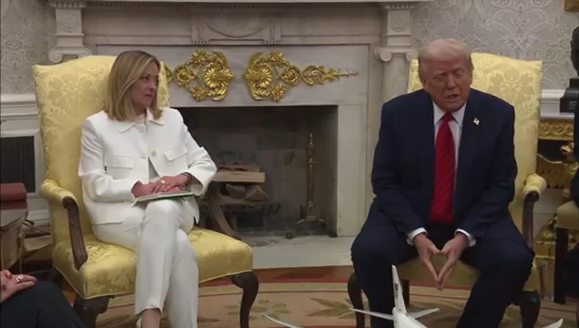 🇮🇹🤝🇺🇸 Italian Prime Minister Giorgia Meloni met today with President Donald J. Trump Donald Trump in the Oval Office The White House.