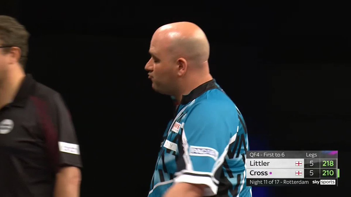 INCREDIBLE FROM LITTLER! ☢️ Luke Littler takes out 145 after surviving a match dart from Rob Cross in a dramatic deciding leg! 📺 #PLDarts25 | QF4
