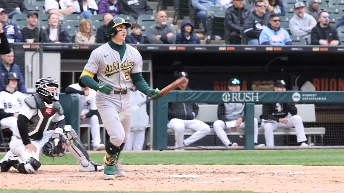 Volume up for Tyler Soderstrom's MLB-leading ninth homer 🔊