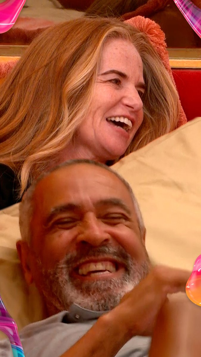 Daley and Patsy giggling and kicking their feet whilst the rest of the Housemates feel awful about them being nominated 💀 #CBBUK