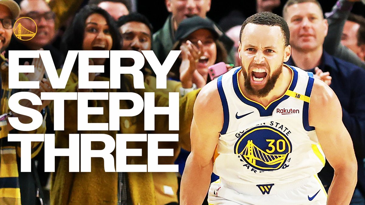 Stephen Curry made 311 threes this season here is EVERY SINGLE ONE OF THEM 🎯