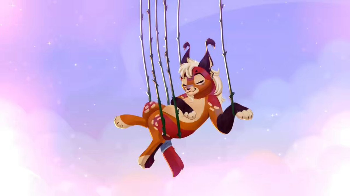 🌿✨First Floppa Preview! My part on a trade collab with: Furry Crossing 💖 Handsome caracal boi #live2d #vtuber #furryvtuber #rigging