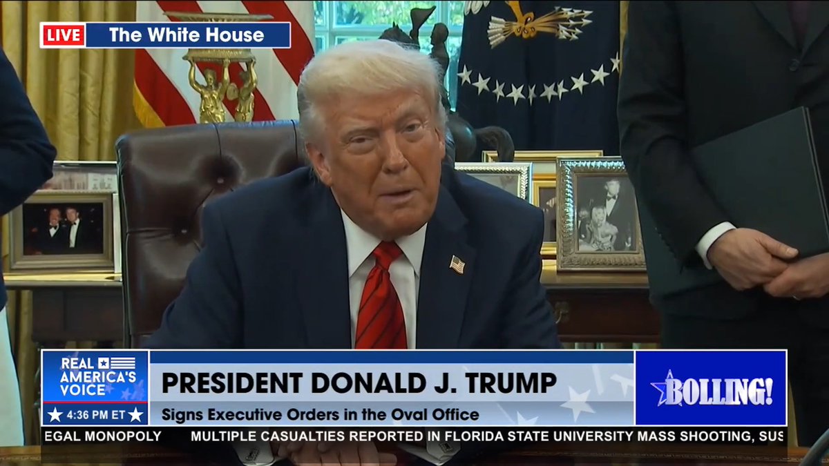 President Trump on ending birthright citizenship: “The case has been so misunderstood. Birthright citizenship was about slavery. It’s not about tourists coming in and touching a piece of sand and all of the sudden they’re a citizen.”
