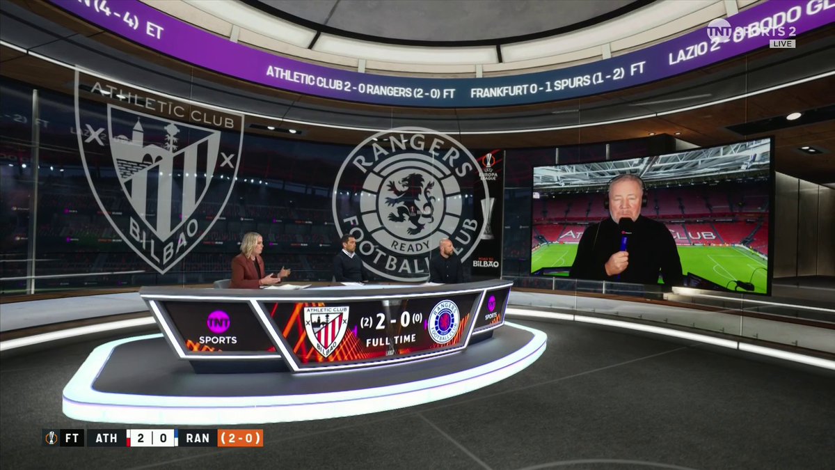 "What are you doing? You're officially not doing your job" 😡 Ally McCoist fumes at the refereeing team as Rangers were not given a penalty for the pull on Dessers, but is proud of the team performance! 📺 TNT Sports & discovery+ UK