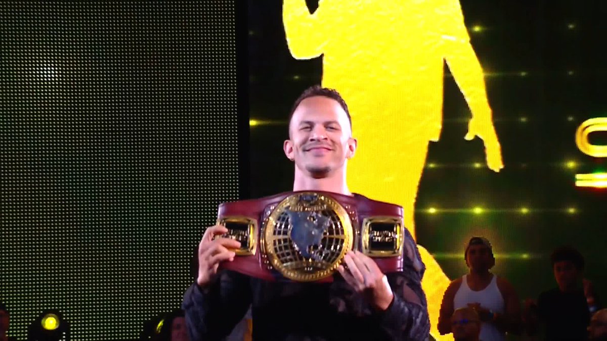 Bought ad space in Vegas during #WrestleMania week, built the show around a defunct company to dunk on Eric Bischoff, hotshotted "PPV worthy" matches... Only to get dogwalked by Ricky Saints. 😭 #WWENXT wins again!
